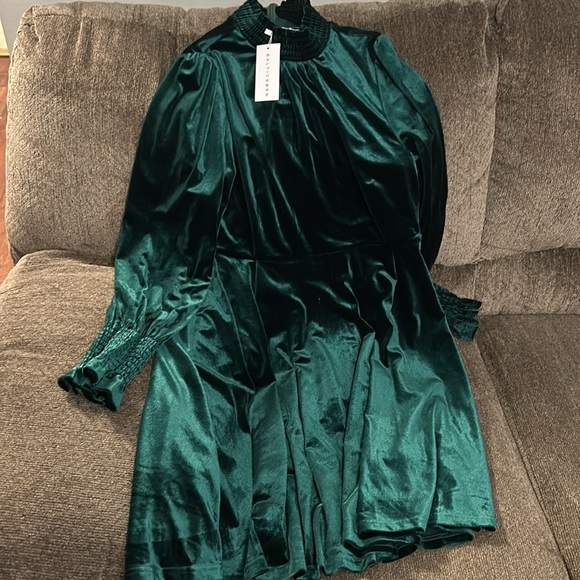 Baltic Born Emerald Velvet Dress - Large NWT - Picture 14 of 14